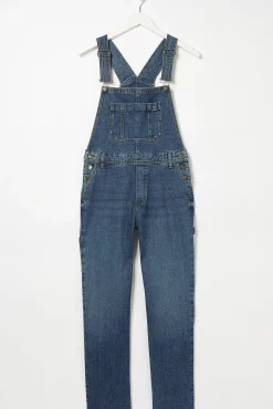 Women FatFace Jumpsuits & Playsuits|Banbury Straight Leg Denim Dungarees