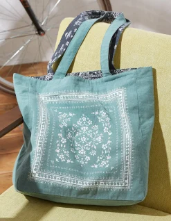 Women FatFace View All|Bandana Reversible Tote Bag