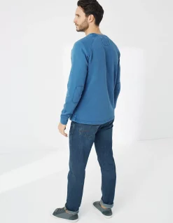 Men FatFace Sweatshirts & Hoodies|Bay Crew Neck Sweat