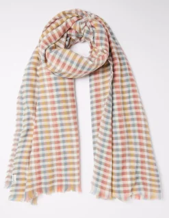 Women FatFace View All|Bea Gingham Scarf