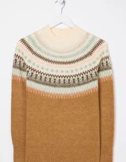 Women FatFace Knitwear|Bea Yoke Fairisle Jumper