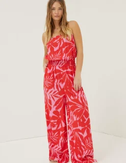 Women FatFace Jumpsuits & Playsuits|Beach Wear Bennie Ikat Jumpsuit