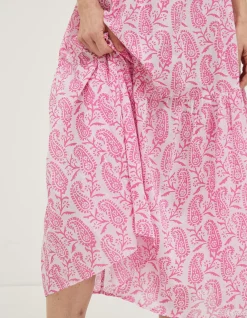 Women FatFace Dresses|Beachwear Ayanna Paisley Midi Dress