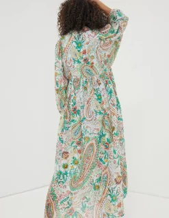 Women FatFace Dresses|Beachwear Jocelyn Paisley Midi Dress