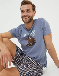 Men FatFace View All|Bearly Awake T-Shirt