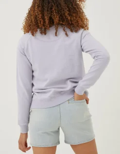 Women FatFace Sweatshirts & Hoodies|Becky Summer Graphic Crew Sweatshirt