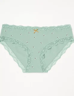 Women FatFace View All|Bee Print Short Knickers
