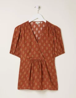 Women FatFace Shirts & Blouses|Bella Woodblock Blouse