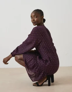 Women FatFace View All|Belle Metallic Dress