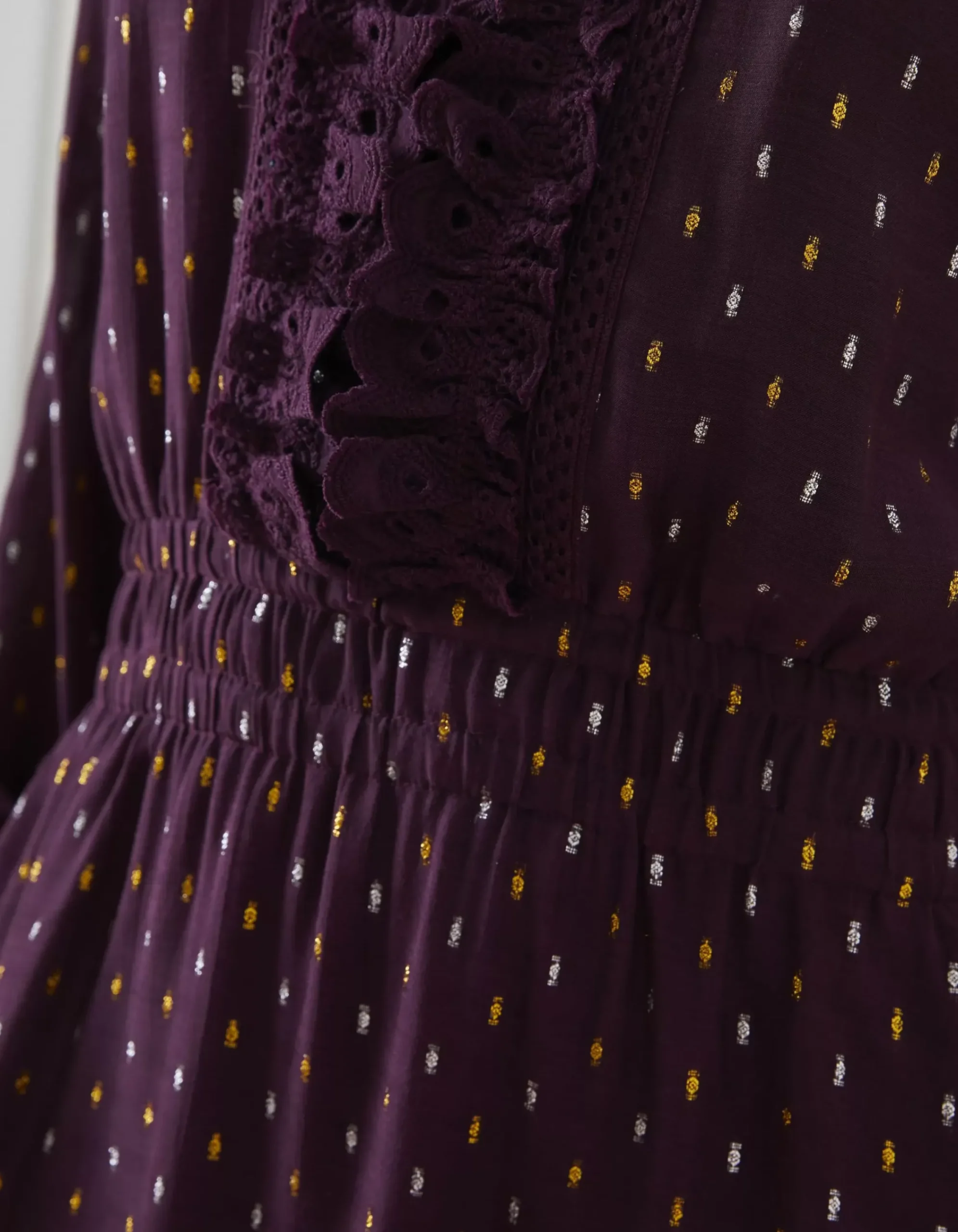 Women FatFace View All|Belle Metallic Dress