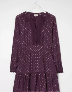 Women FatFace View All|Belle Metallic Dress