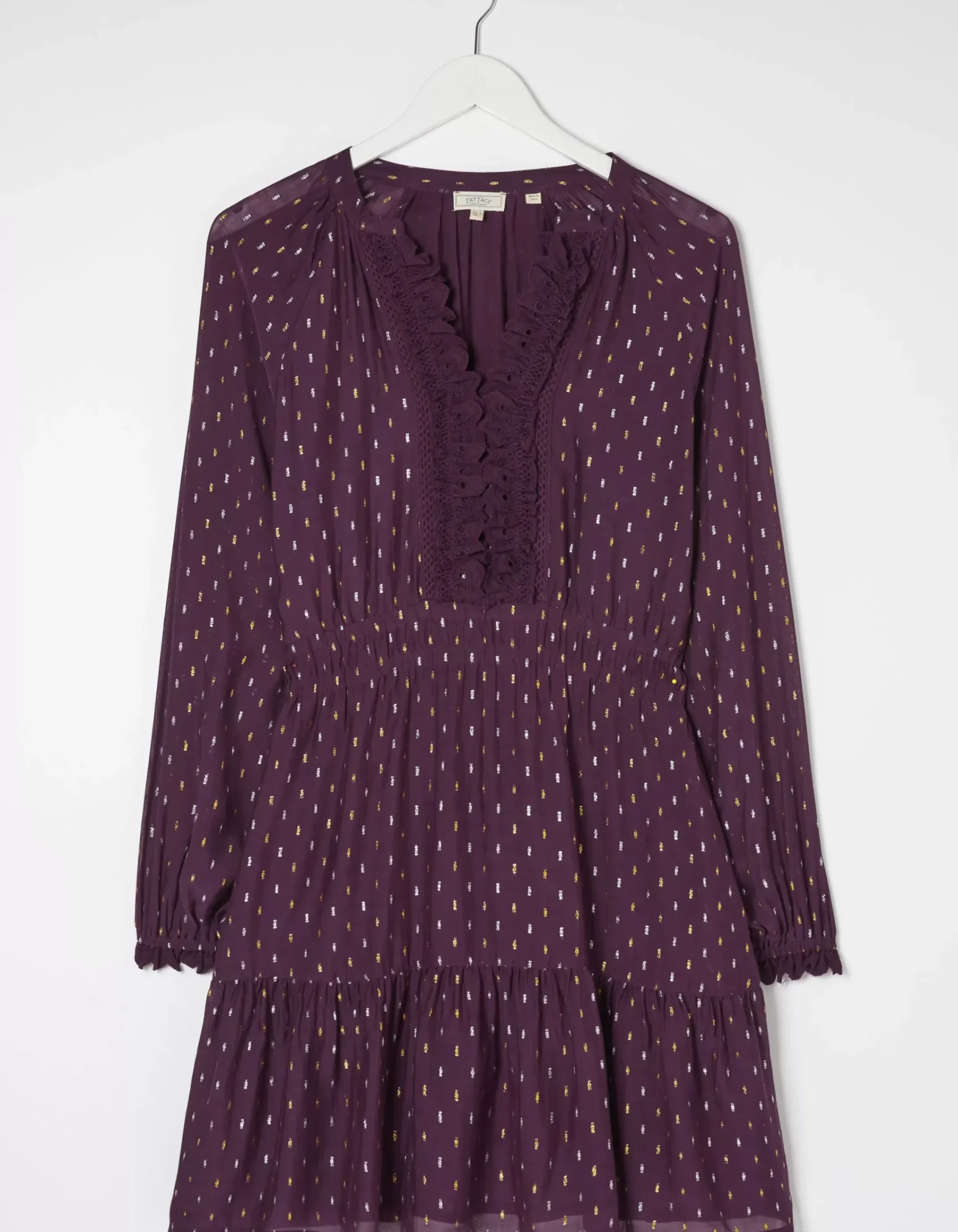 Women FatFace View All|Belle Metallic Dress