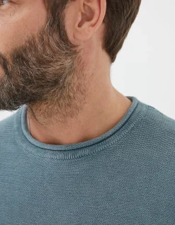 Men FatFace View All|Berwick Washed Crew Jumper
