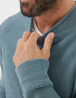 Men FatFace View All|Berwick Washed Crew Jumper