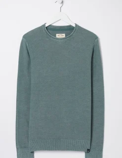 Men FatFace View All|Berwick Washed Crew Jumper