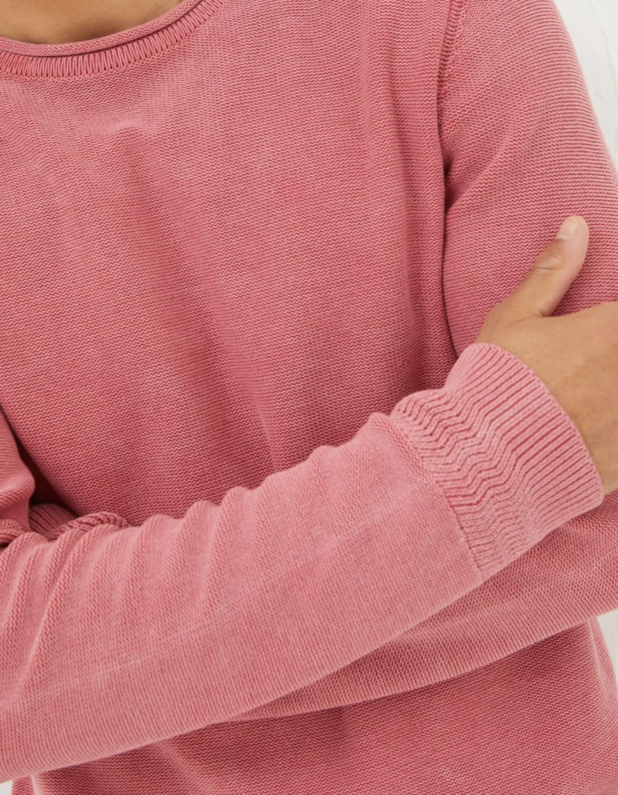 Men FatFace View All|Berwick Washed Crew Jumper
