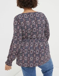 Women FatFace View All|Beth Ikat Geo Tunic