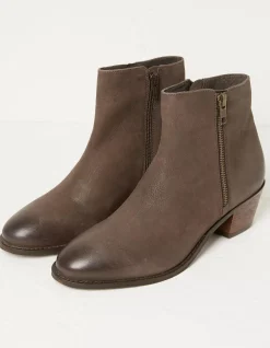 Women FatFace Boots|Betsy Zip Detail Ankle Boot