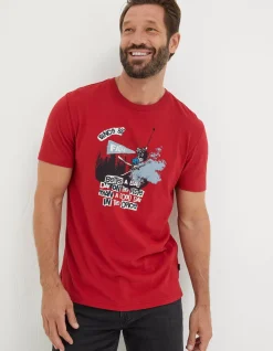 Men FatFace T-Shirts|Better A Bad Day Ski T-Shirt