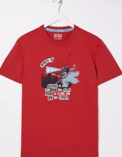 Men FatFace T-Shirts|Better A Bad Day Ski T-Shirt