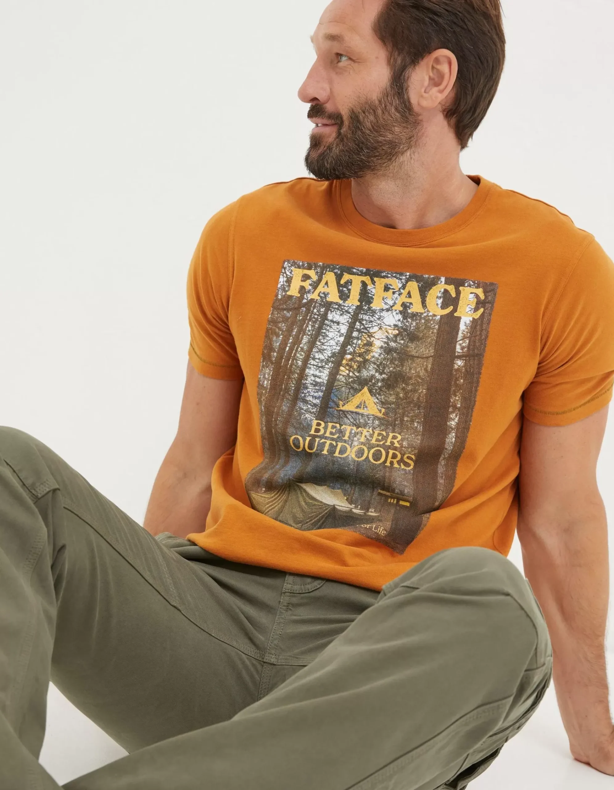Men FatFace View All|Better Outdoors Graphic T Shirt