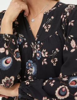 Women FatFace Tops & T-Shirts|Betty Fall Floral Tunic
