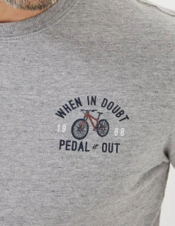 Men FatFace T-Shirts|Bike Pedal T-Shirt
