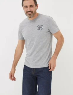 Men FatFace T-Shirts|Bike Pedal T-Shirt
