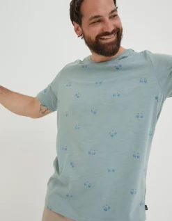 Men FatFace T-Shirts|Bike Print T-Shirt