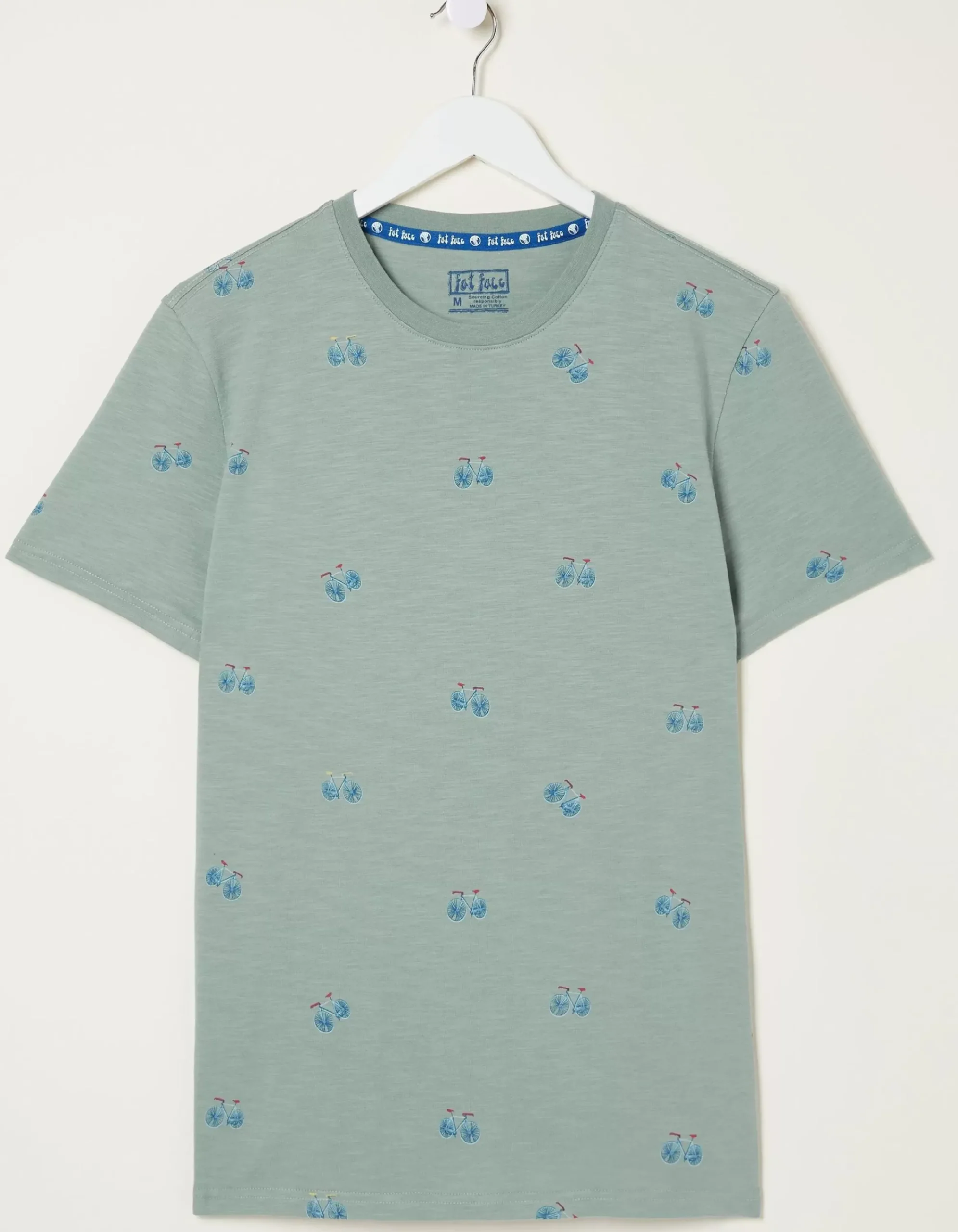 Men FatFace T-Shirts|Bike Print T-Shirt