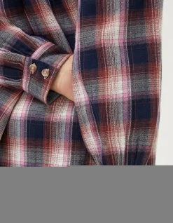 Women FatFace Shirts & Blouses|Billie Longline Check Shirt