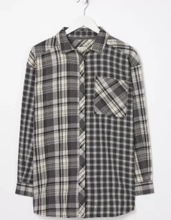 Women FatFace Shirts & Blouses|Billie Longline Check Shirt