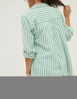 Women FatFace Shirts & Blouses|Billie Stripe Longline Shirt
