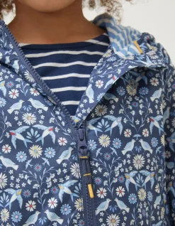 Girls FatFace View All|Bird Tile Windbreaker Jacket