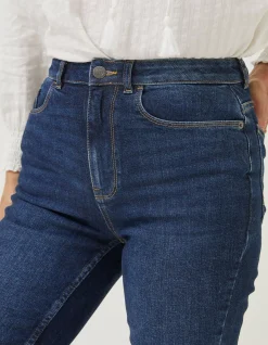 Women FatFace Shorts|Bisley Denim Bermuda Shorts