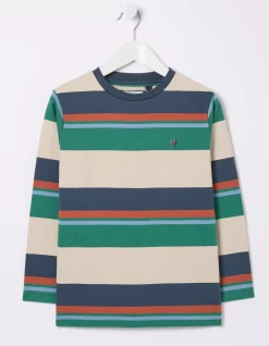 Boys FatFace View All|Block Stripe Jersey T-Shirt