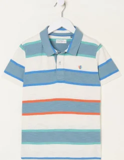 Boys FatFace View All|Block Stripe Polo