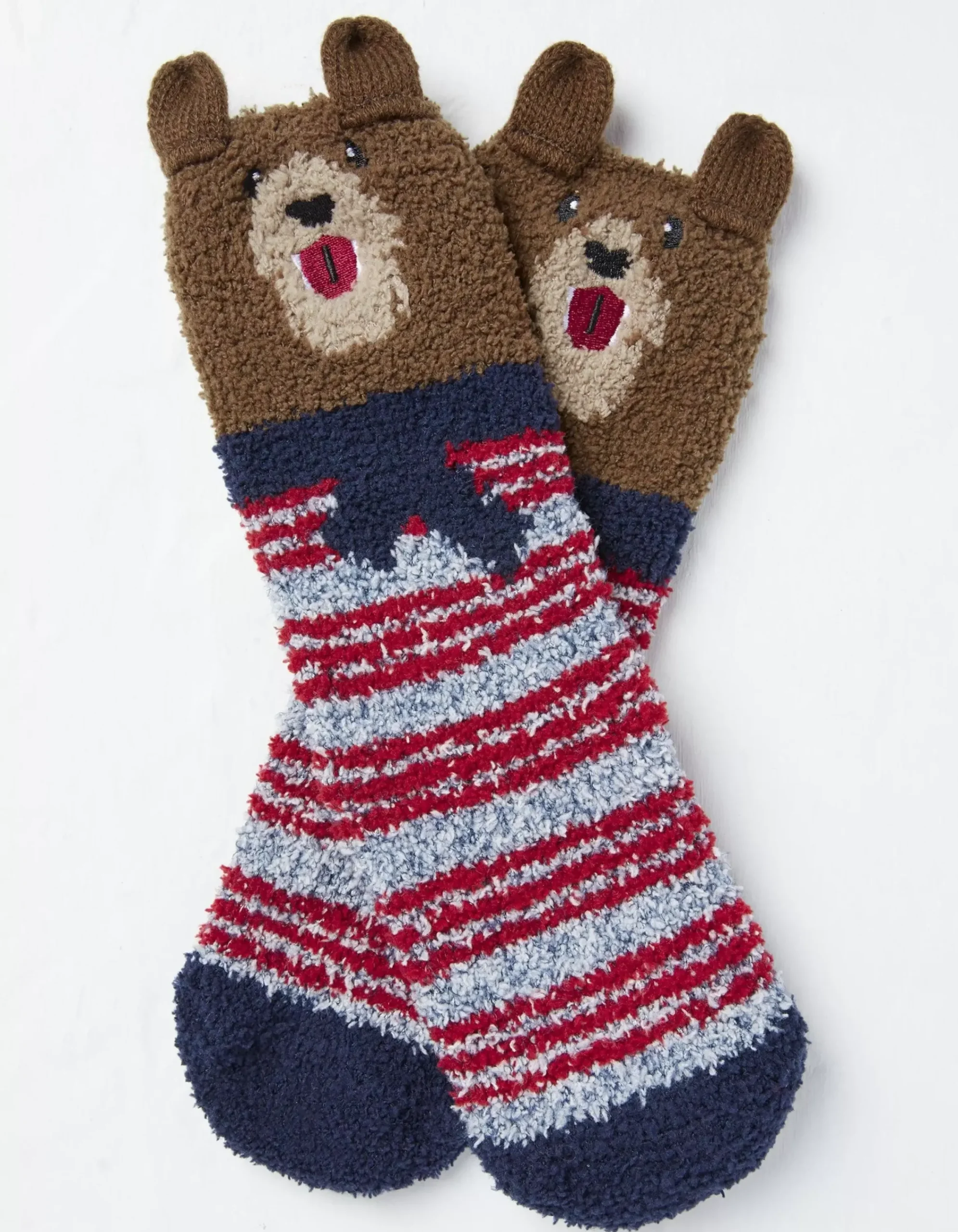 Kids FatFace View All|Bobbi Bear Fluffy Socks