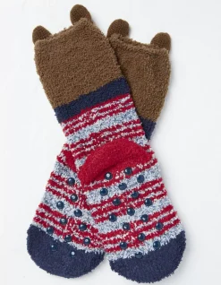 Kids FatFace View All|Bobbi Bear Fluffy Socks