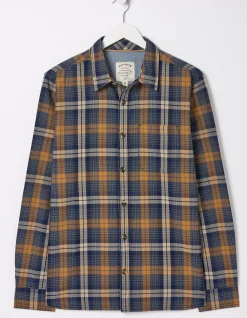 Men FatFace View All|Bonby Indigo Check Shirt