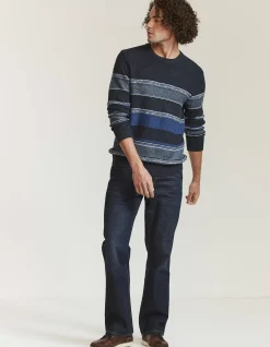Men FatFace Jeans|Bootcut Dark Vintage Wash Jeans