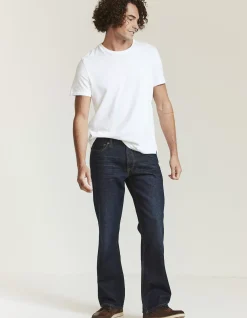 Men FatFace Jeans|Bootcut Dark Vintage Wash Jeans