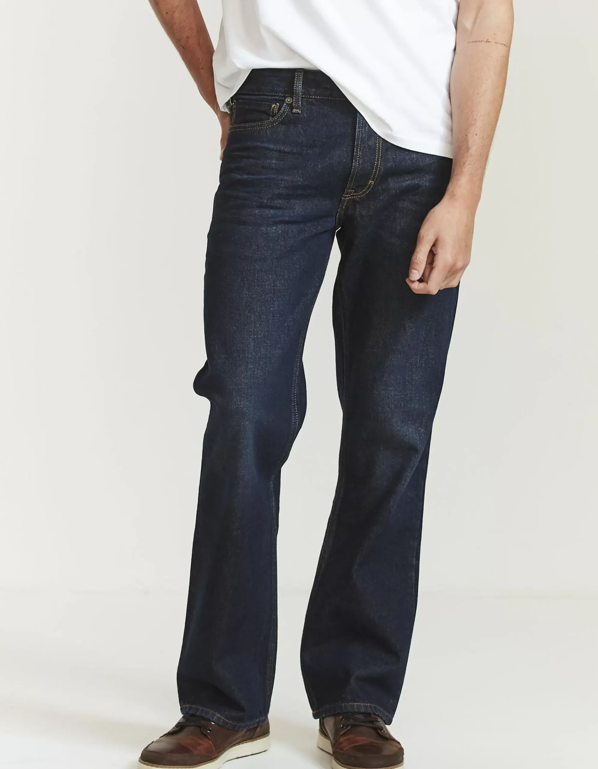 Men FatFace Jeans|Bootcut Dark Vintage Wash Jeans