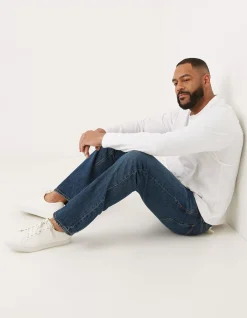 Men FatFace Jeans|Bootcut Mid Wash Jeans