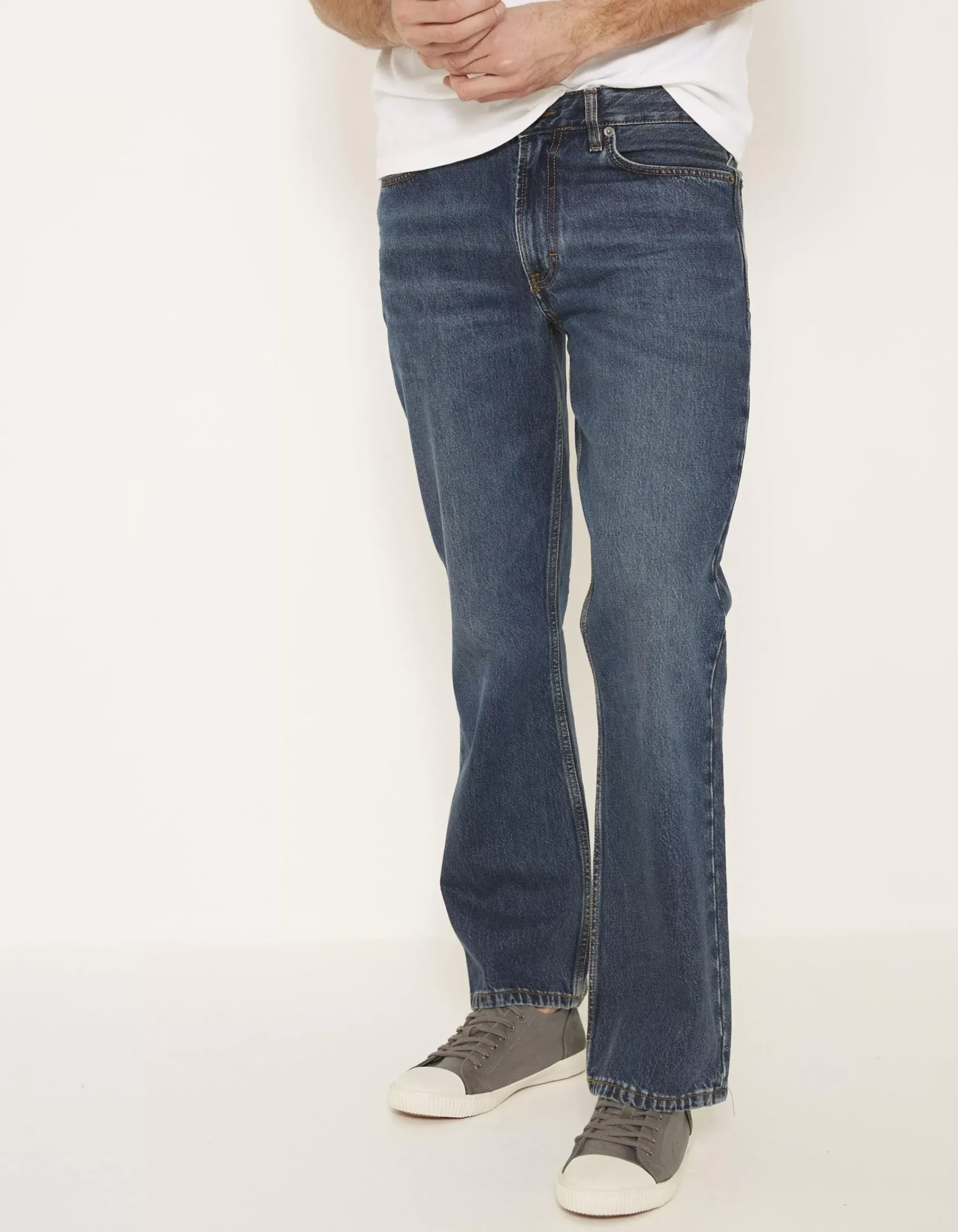 Men FatFace Jeans|Bootcut Mid Wash Jeans