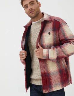 Men FatFace View All|Boulby Check Overshirt