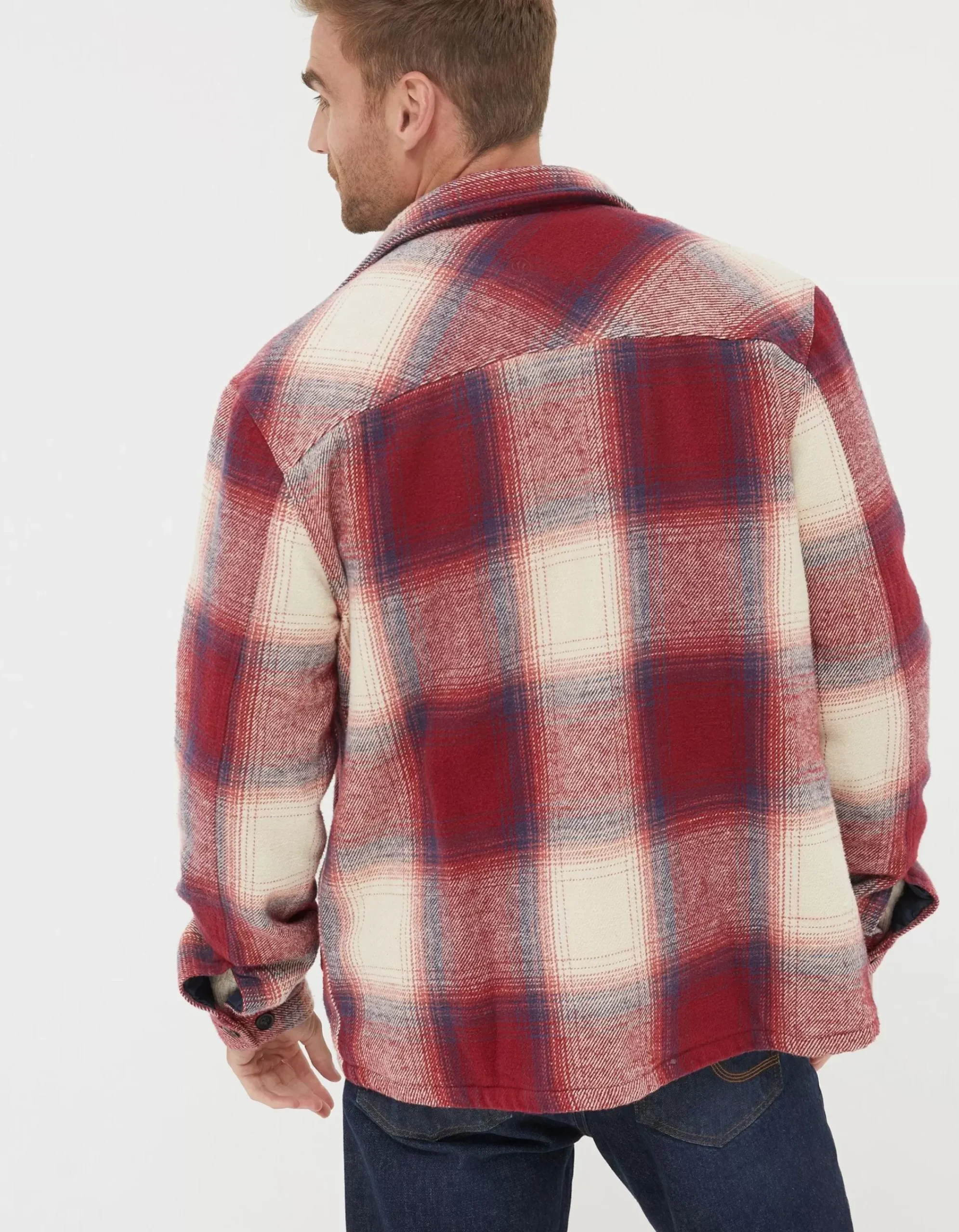 Men FatFace View All|Boulby Check Overshirt