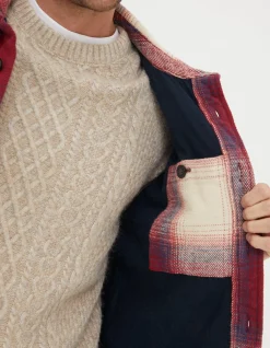 Men FatFace View All|Boulby Check Overshirt