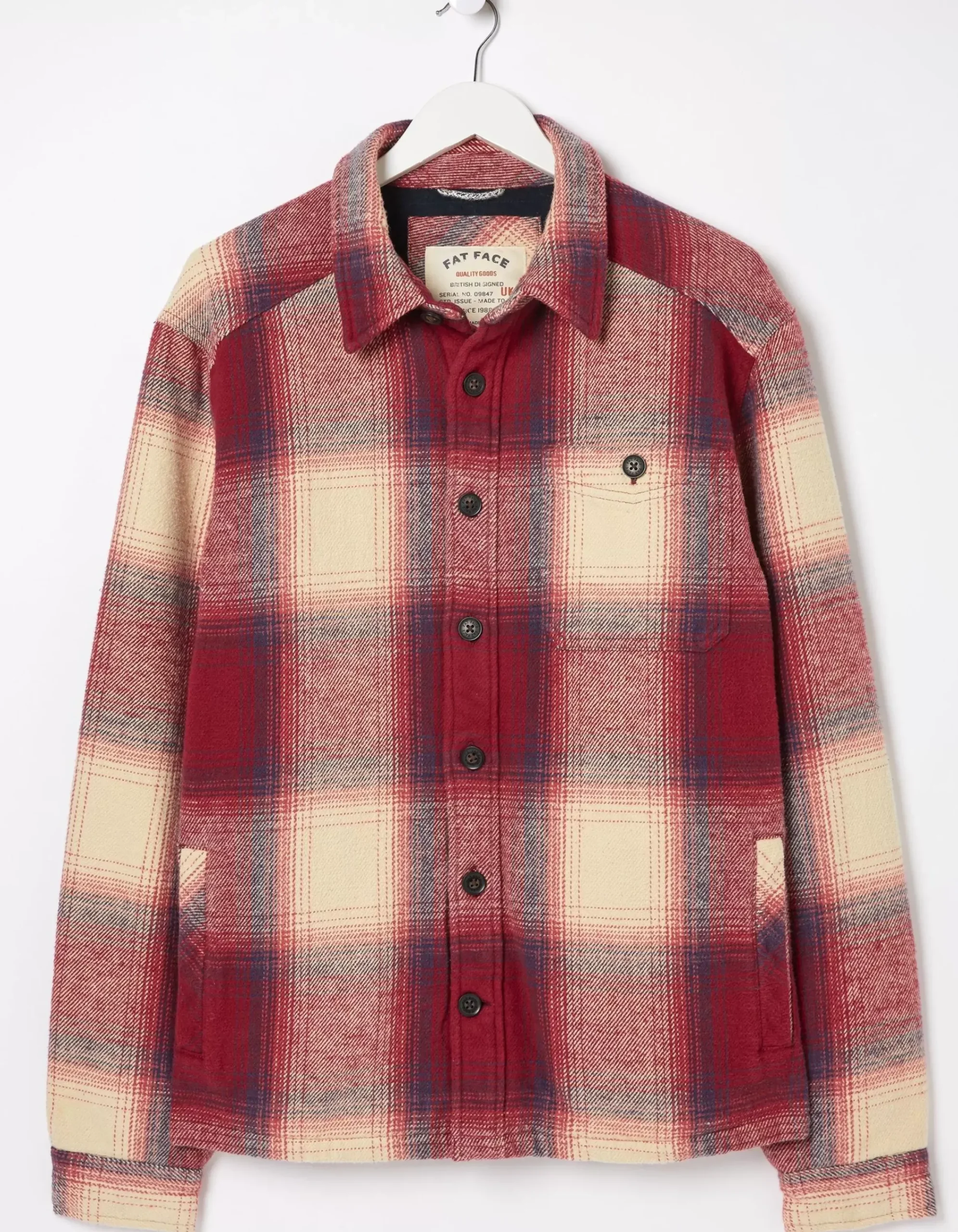 Men FatFace View All|Boulby Check Overshirt
