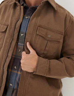 Men FatFace View All|Bowd Zip Front Overshirt